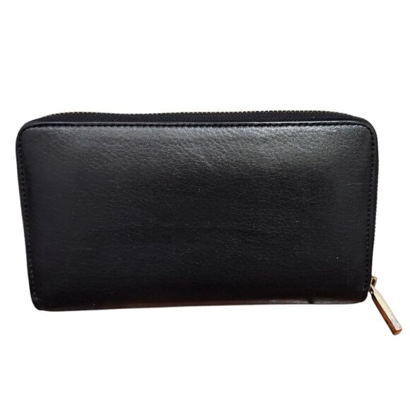 Tory Burch Clara Zip Pebbled Leather Continental Wallet - Picture 5 of 12